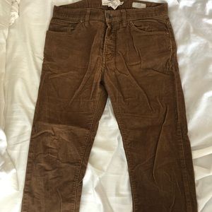 Size 32x32 brown H&M slim fit corduroys